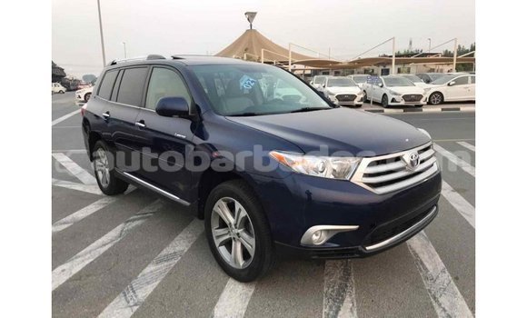 Buy Import Toyota Highlander Blue Car in Import - Dubai in Barbados Buy Import Toyota Highlander Blue Car in Import - Dubai in Barbados