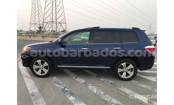 Buy Import Toyota Highlander Blue Car in Import - Dubai in Barbados Buy Import Toyota Highlander Blue Car in Import - Dubai in Barbados