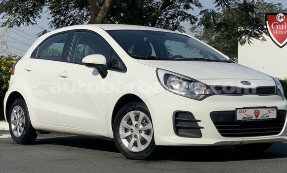 Buy Import Kia Rio White Car in Import - Dubai in Barbados