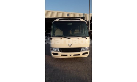 Buy Import Toyota Coaster White Car in Import - Dubai in Barbados