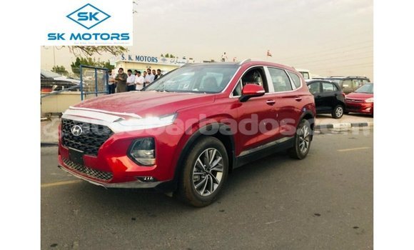 Buy Import Hyundai Santa Fe Red Car in Import - Dubai in Barbados