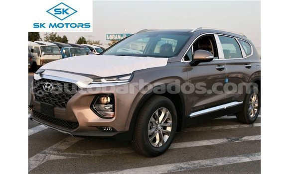 Buy Import Hyundai Santa Fe Brown Car in Import - Dubai in Barbados