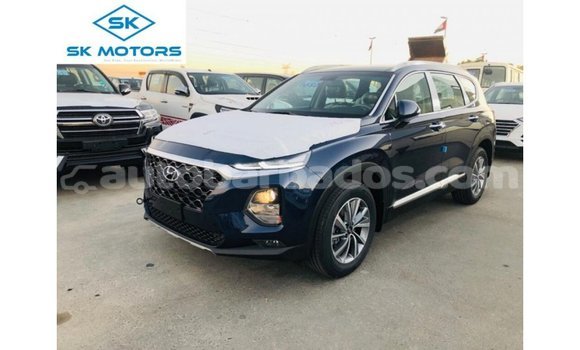 Buy Import Hyundai Santa Fe Blue Car in Import - Dubai in Barbados