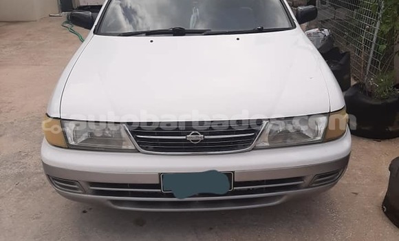 Buy Used Nissan Sunny White Car in Bridgetown in Barbados