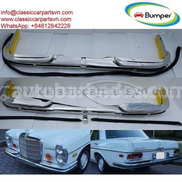 Big with watermark mercedes benz w108 w109 bumpers with rubber 1
