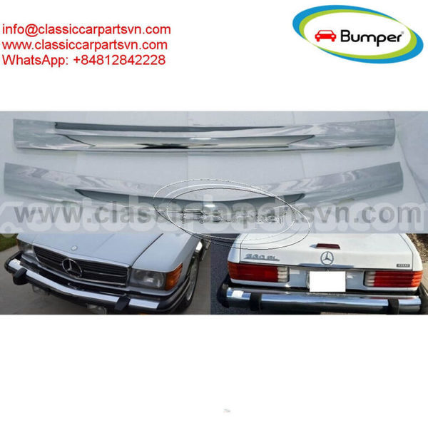 Big with watermark mercedes r107 c107 sl slc us style bumpers 1