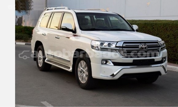 Buy Used Toyota Land Cruiser White Car in Bridgetown in Barbados