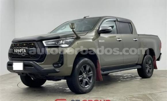 Buy Used Toyota Hilux Green Car in Bridgetown in Barbados
