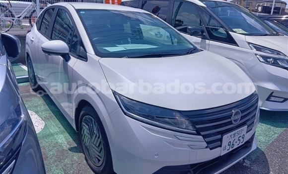 Buy Used Nissan Note White Car in Bridgetown in Barbados