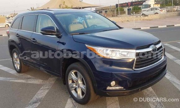 Buy Import Toyota Highlander Blue Car in Import - Dubai in Barbados Buy Import Toyota Highlander Blue Car in Import - Dubai in Barbados