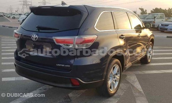 Buy Import Toyota Highlander Blue Car in Import - Dubai in Barbados Buy Import Toyota Highlander Blue Car in Import - Dubai in Barbados